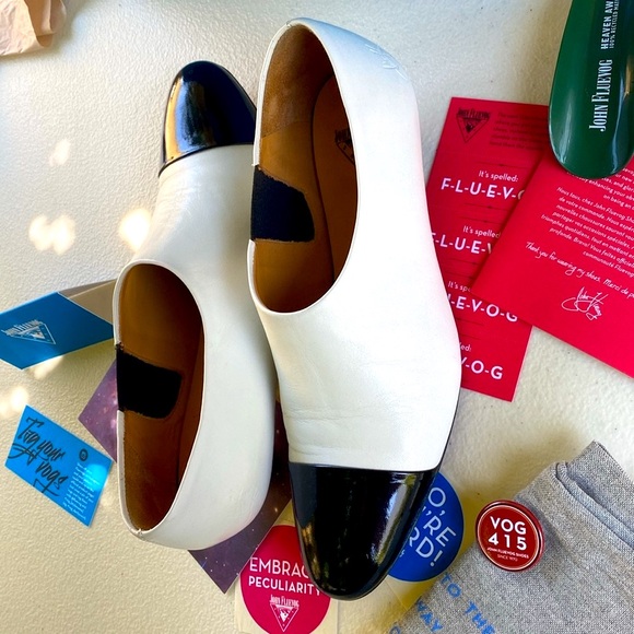 John Fluevog amazing two-tone shoes, size 8 - Picture 4 of 16